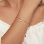 Pandora Styl Bransoletka na Łańcuszku z Czterolistną Koniczynką - BSB139
