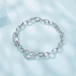 Pandora Styl Bransoletka na łańcuszku z serduszkiem - SCB258