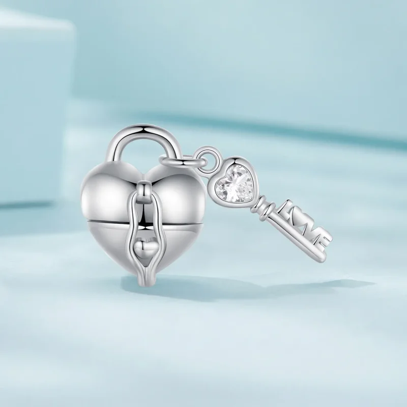 (zdjęcie do) Pandora Styl Charms Serca z Zamkiem i Kluczem - SCC2580 - Wyświetl 2