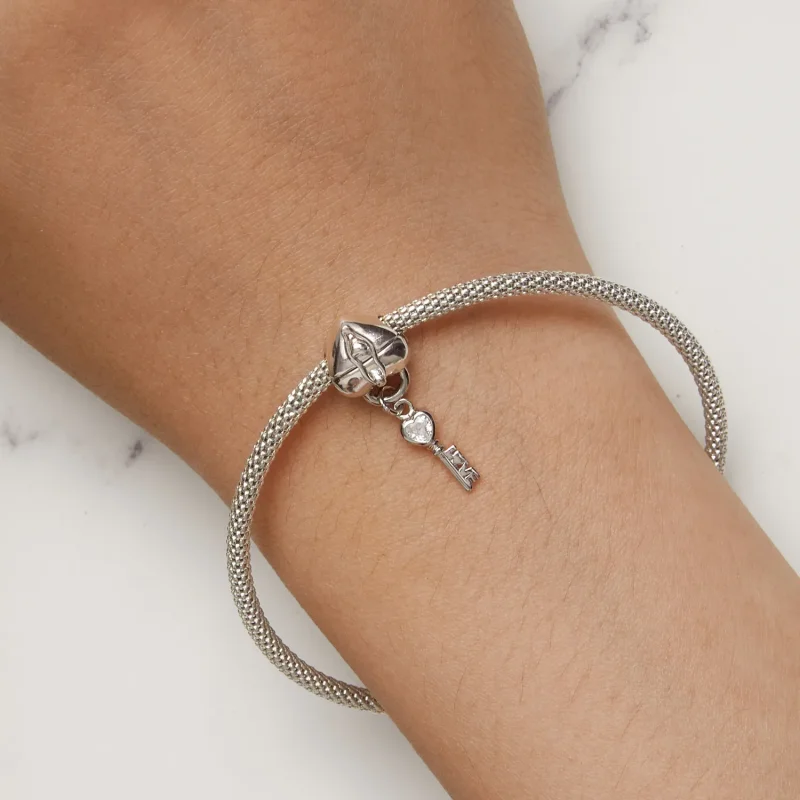 (zdjęcie do) Pandora Styl Charms Serca z Zamkiem i Kluczem - SCC2580 - Wyświetl 8