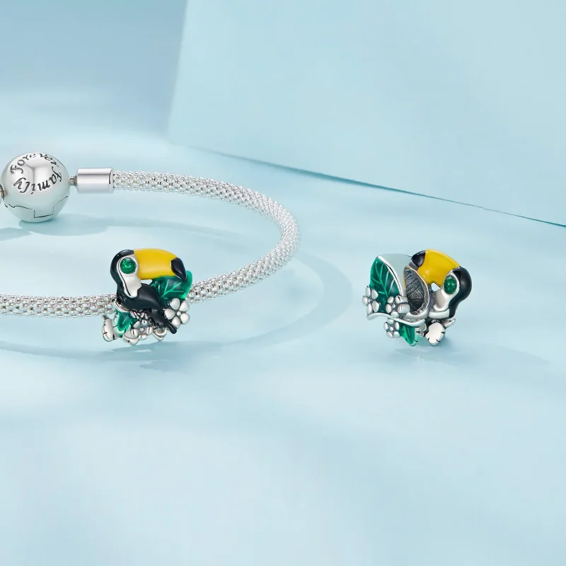 (zdjęcie do) Pandora Styl Charmu Dżungla Tukan - SCC2520 - Wyświetl 4