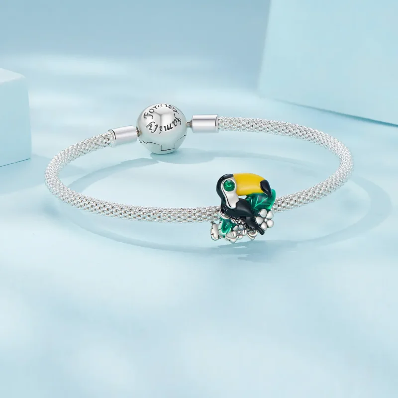 (zdjęcie do) Pandora Styl Charmu Dżungla Tukan - SCC2520 - Wyświetl 5
