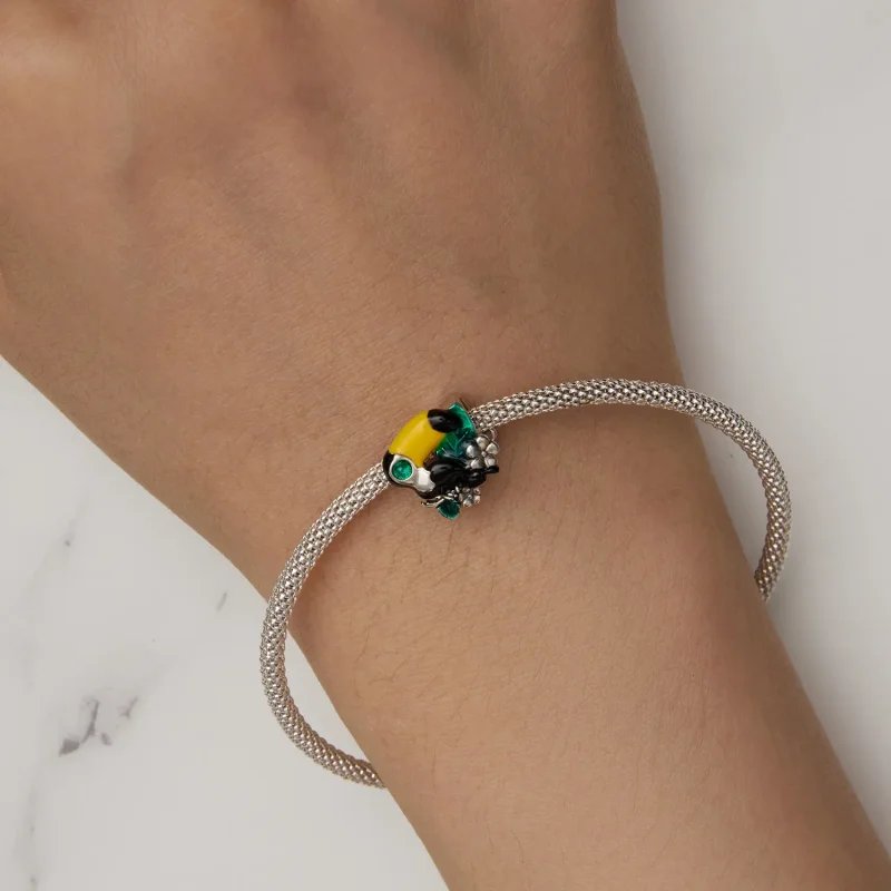(zdjęcie do) Pandora Styl Charmu Dżungla Tukan - SCC2520 - Wyświetl 7