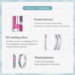 Pandora Styl Cyber Luminous Kolczyki - SCE1645