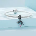 Pandora Styl Czarny Kot Wisior - SCC2519