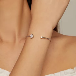 Pandora Styl Czterolistna Koniczyna Otwierany Bransoletka - BSB134