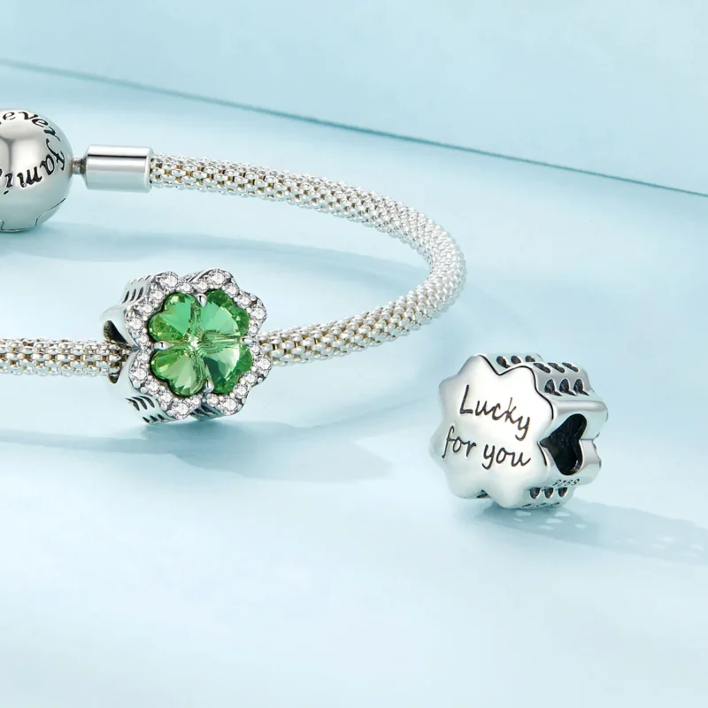 (zdjęcie do) Pandora Styl Czterolistna Koniczynka Charm - SCC2622 - Wyświetl 4