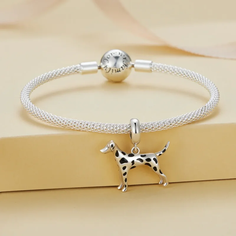 (zdjęcie do) Pandora Styl Dalmatyńczyk Dangle - BSC798 - Wyświetl 2