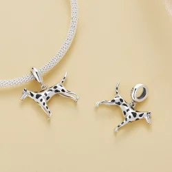 Pandora Styl Dalmatyńczyk Dangle - BSC798