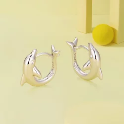 Pandora Styl Delfin Kolczyki Wisiorki - BSE881