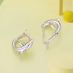 Pandora Styl Delfin Kolczyki Wisiorki - BSE881