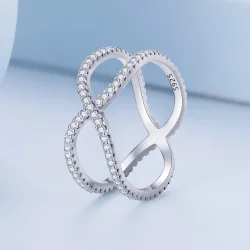 Pandora Styl Dwuwarstwowy Pierścionek - BSR386