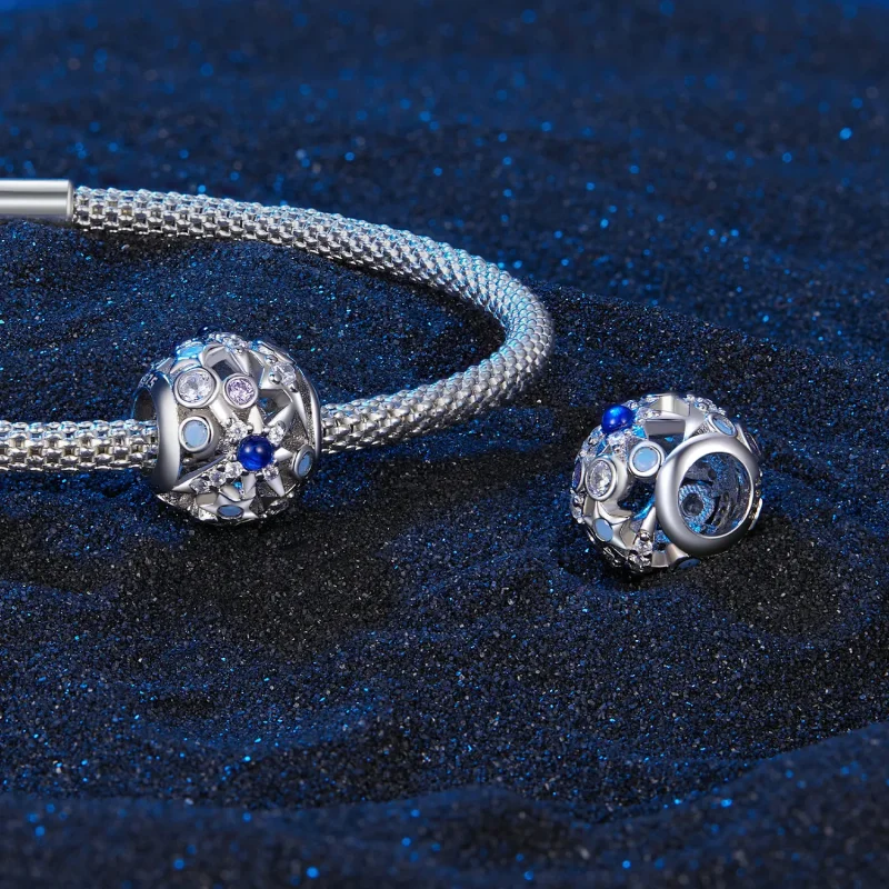 (zdjęcie do) Pandora Styl Dzień i Noc Gwiazdy Charm - SCC2554 - Wyświetl 4