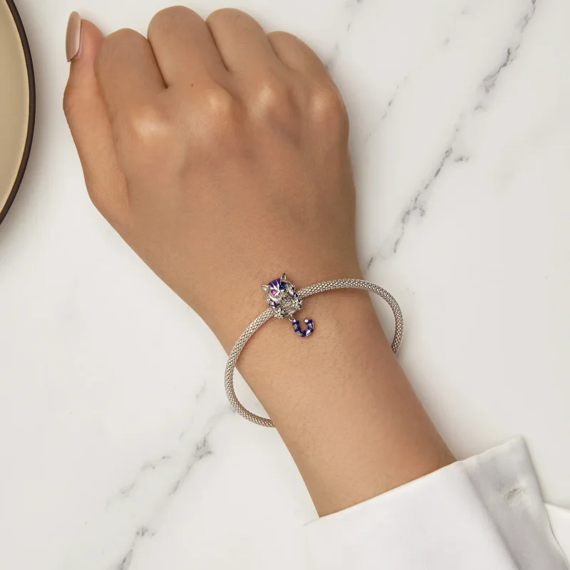 (zdjęcie do) Pandora Styl Fantazyjny Wisiorek z Kotem - SCC2529 - Wyświetl 7
