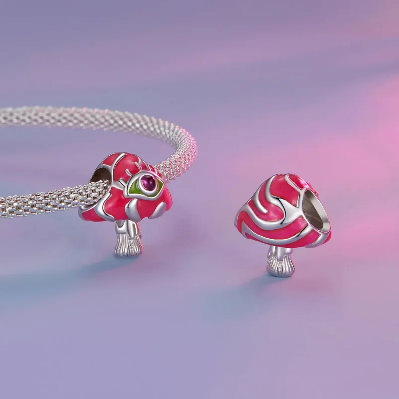 (zdjęcie do) Pandora Styl Halucynogenny Grzybki Charm - SCC2532 - Wyświetl 5