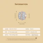 Pandora Styl Jesienny Charm w Kolorze - BSC907