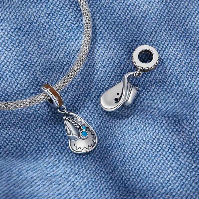 (zdjęcie do) Pandora Styl Kapelusz Kowbojski z Zawieszką - SCC2565 - Wyświetl 4