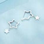 Pandora Styl Kolczyki Hoop Gwiazda - SCE1621
