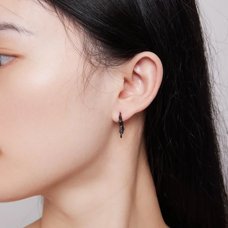 (zdjęcie do) Pandora styl Kolczyki w kształcie kociego ucha - SCE1488-LD - Wyświetl 6
