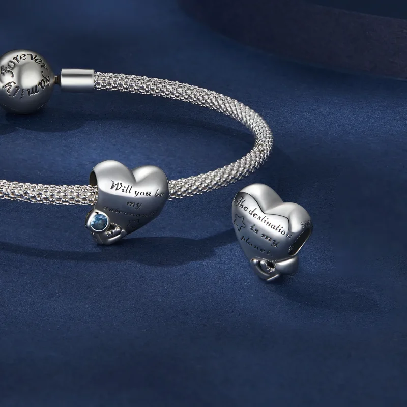 (zdjęcie do) Pandora Styl Kosmonauta Charm - BSC790 - Wyświetl 4