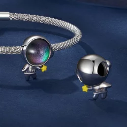 Pandora Styl Kosmonauta Gwiazda Charm - BSC793
