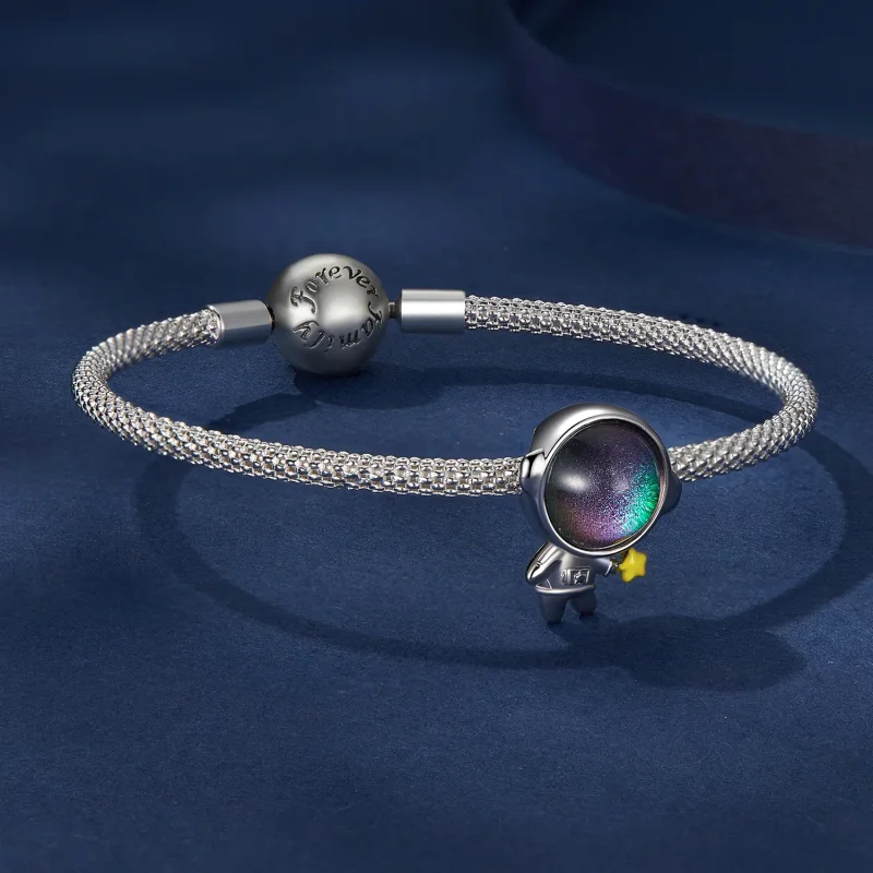 (zdjęcie do) Pandora Styl Kosmonauta Gwiazda Charm - BSC793 - Wyświetl 5