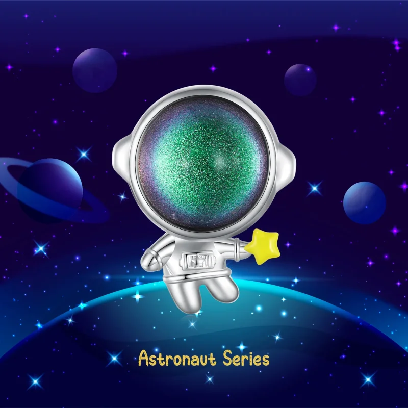 (zdjęcie do) Pandora Styl Kosmonauta Gwiazda Charm - BSC793 - Wyświetl 7