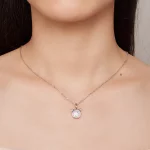 Pandora Styl Kot Opal Naszyjnik - SCN496