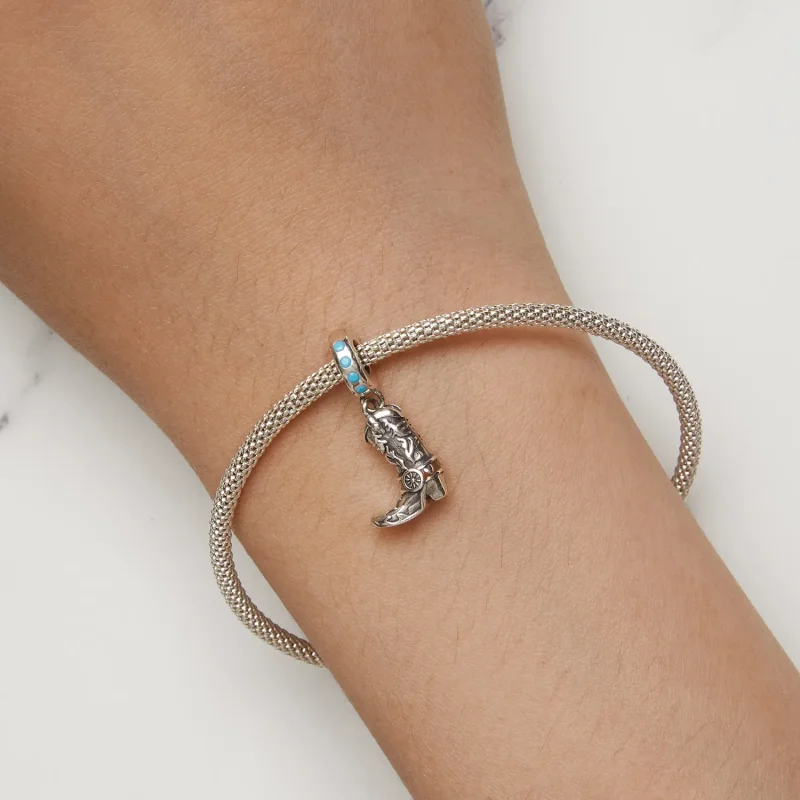 (zdjęcie do) Pandora Styl Kozaki Skórzane Cowboy Dangle - SCC2566 - Wyświetl 6