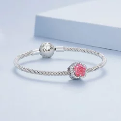 Pandora Styl Kryształowy Charm Róża - BSC904