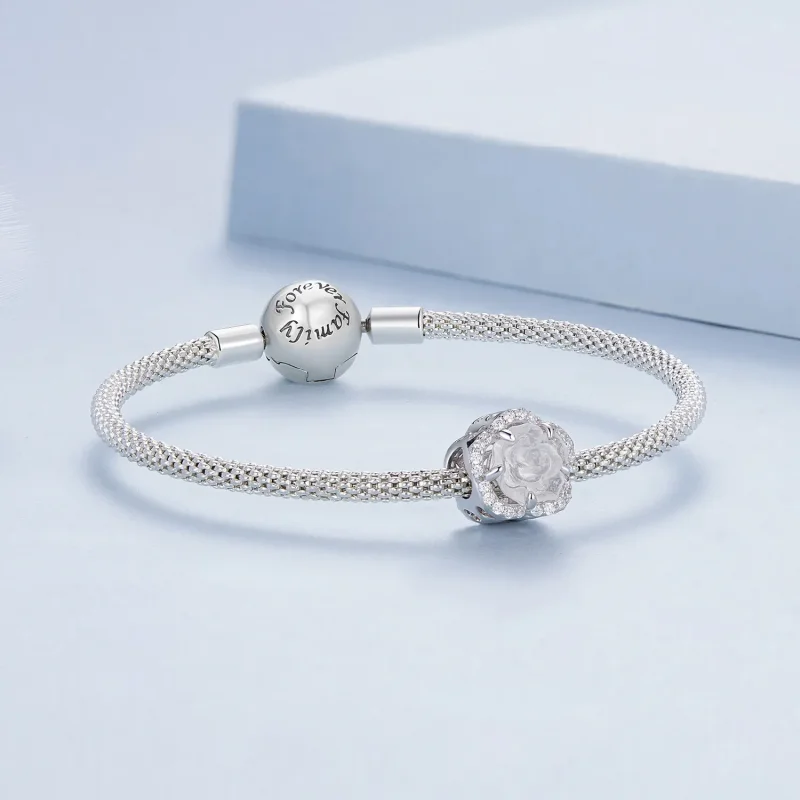 (zdjęcie do) Pandora Styl Kryształowy Charm Róża - BSC904 - Wyświetl 9