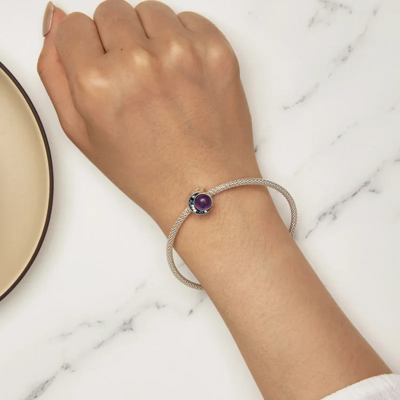 (zdjęcie do) Pandora Styl Księżycowy Kamień Nastroju - SCC2558 - Wyświetl 8