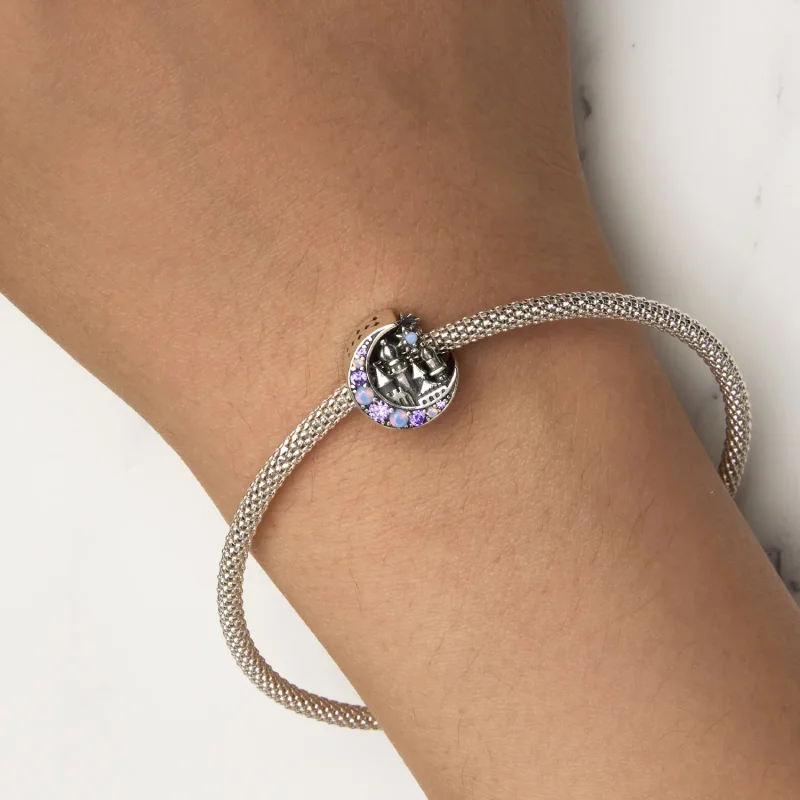 (zdjęcie do) Pandora Styl Księżycowy Zamek Charm - BSC892 - Wyświetl 7
