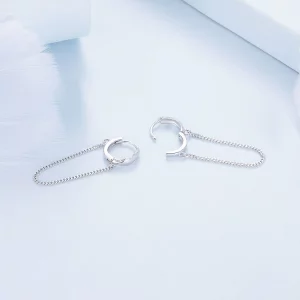 Pandora Styl Kwastowe Kolczyki Hoop - BSE897