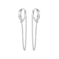 Pandora Styl Kwastowe Kolczyki Hoop - BSE897