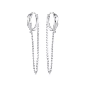 Pandora Styl Kwastowe Kolczyki Hoop - BSE897
