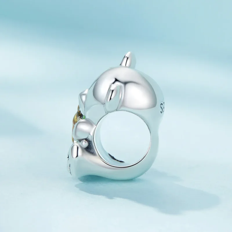 (zdjęcie do) Pandora Styl Kwiat Słonecznika i Charm Miś - SCC2560 - Wyświetl 3