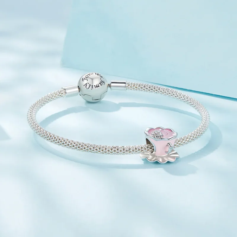 (zdjęcie do) Pandora Styl Kwiatowy Kubek do Herbaty Charm - SCC2563 - Wyświetl 5