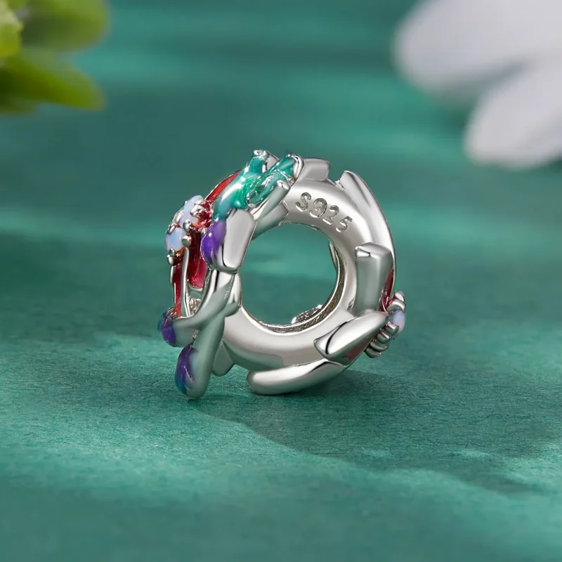 (zdjęcie do) Pandora Styl Kwiaty i Ptaki Charm - BSC787 - Wyświetl 3