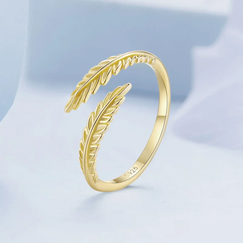 (zdjęcie do) Pandora Styl Liście Otwarty Pierścień - BSR485-E - Wyświetl 2