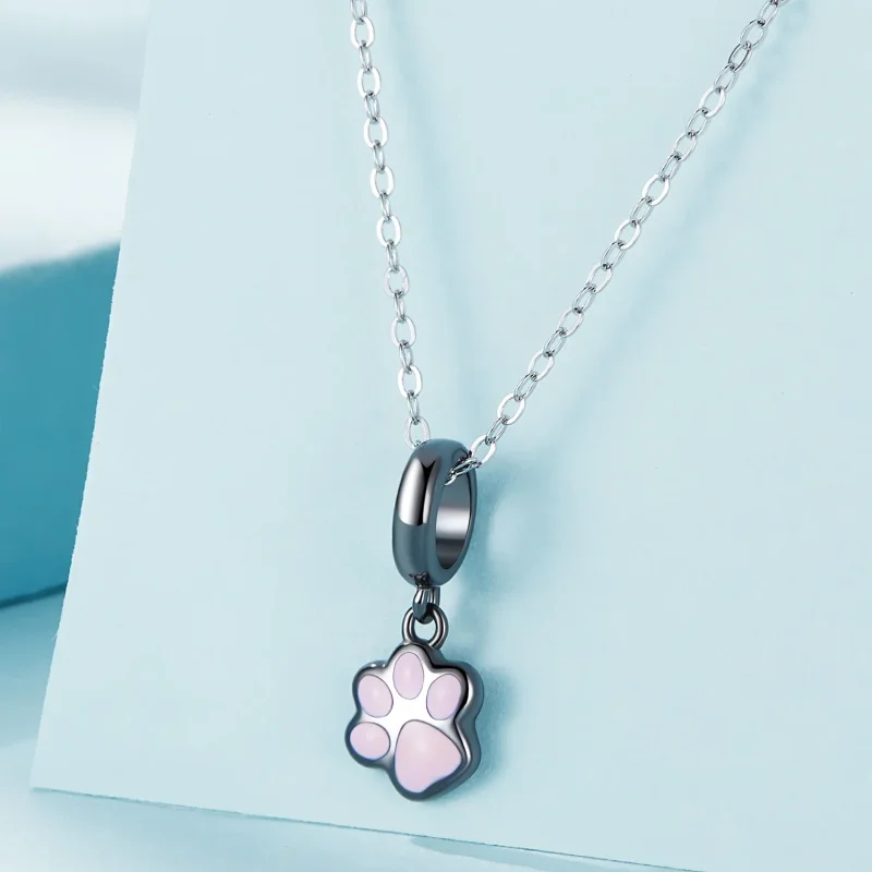 (zdjęcie do) Pandora Styl Mini Czarna Wywieszka z Pazurkiem Kota - SCC2476-D - Wyświetl 2