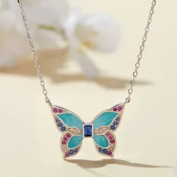 Pandora Styl Motyl Naszyjnik - BSN306