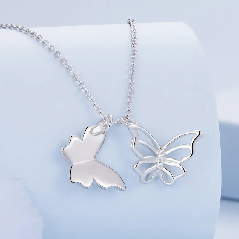 (zdjęcie do) Pandora Styl Motyl Naszyjnik - BSN321 - Wyświetl 2