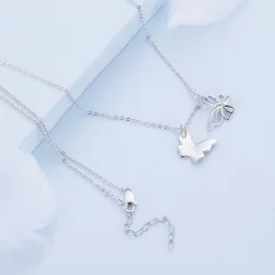 Pandora Styl Motyl Naszyjnik - BSN321