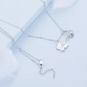Pandora Styl Motyl Naszyjnik - BSN321