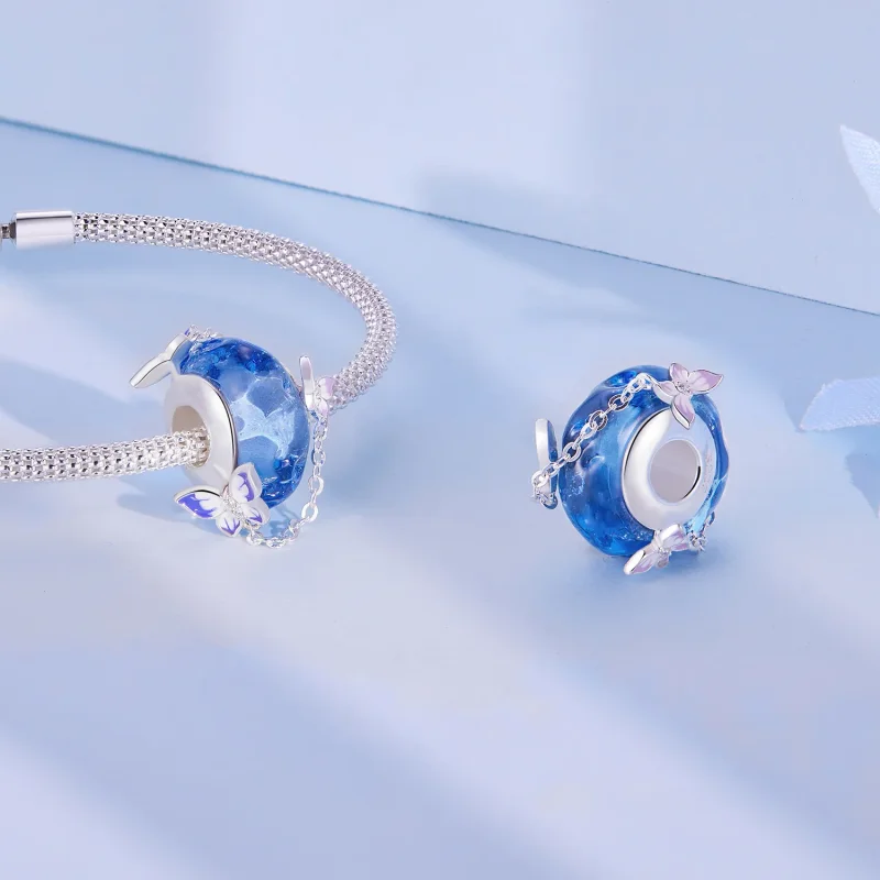 (zdjęcie do) Pandora Styl Motyl Tasiemka Charm - SCC2461 - Wyświetl 4