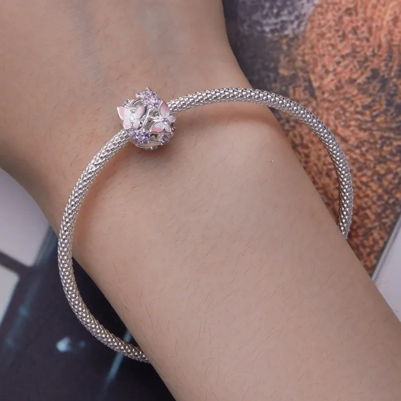(zdjęcie do) Pandora Styl Motyl Zircon Charm - SCC2463 - Wyświetl 6