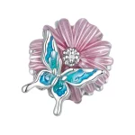 Pandora Styl Motyla Chryzantemy Charm - BSC788