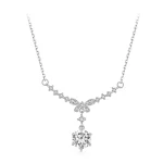 Pandora Styl Naszyjnik z Moissanite (Jeden Certyfikat) - MSN020