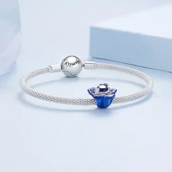 Pandora Styl Niebieska Amuletka Zaczarowana - BSC879